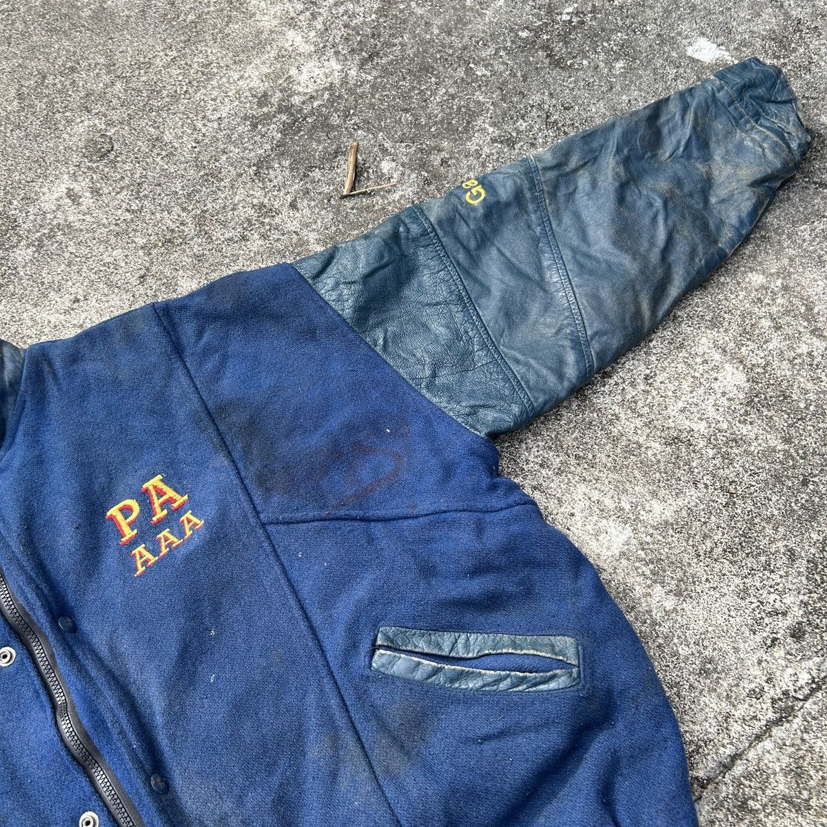 Vintage Vintage Bomber jacket PA AAA PENINSULE ACADIENNE Size US XL / EU 56 / 4 - 8 Thumbnail
