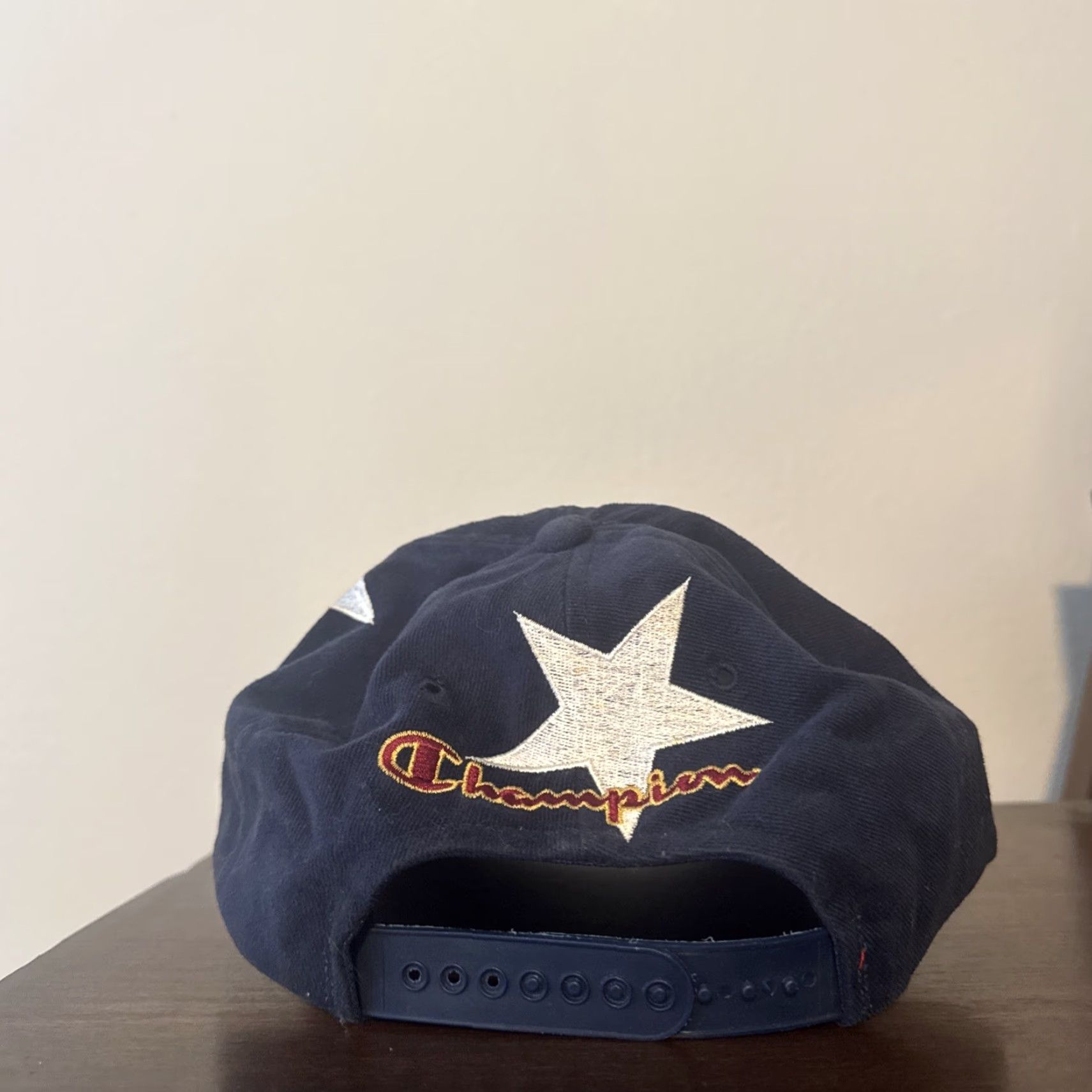 Champion VINTAGE Champion USA Olympics 90s Atlanta Snapback Hat Cap Men One Size Blue USA Snapback Cap Mens Size ONE SIZE - 4 Thumbnail