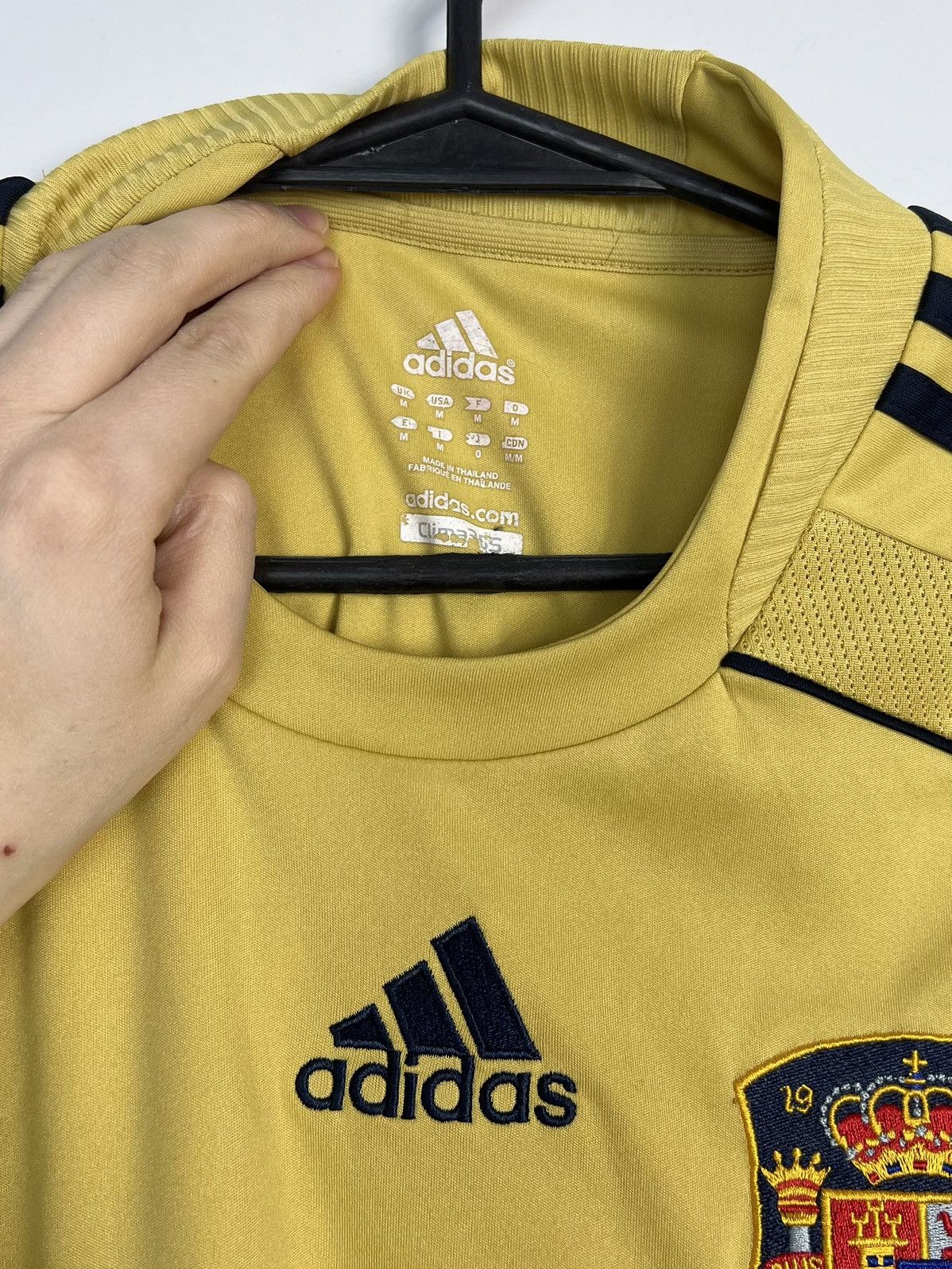 Adidas × Vintage Adidas Spain 2008 Euro Soccer Jersey Size US M / EU 48-50 / 2 - 2 Thumbnail