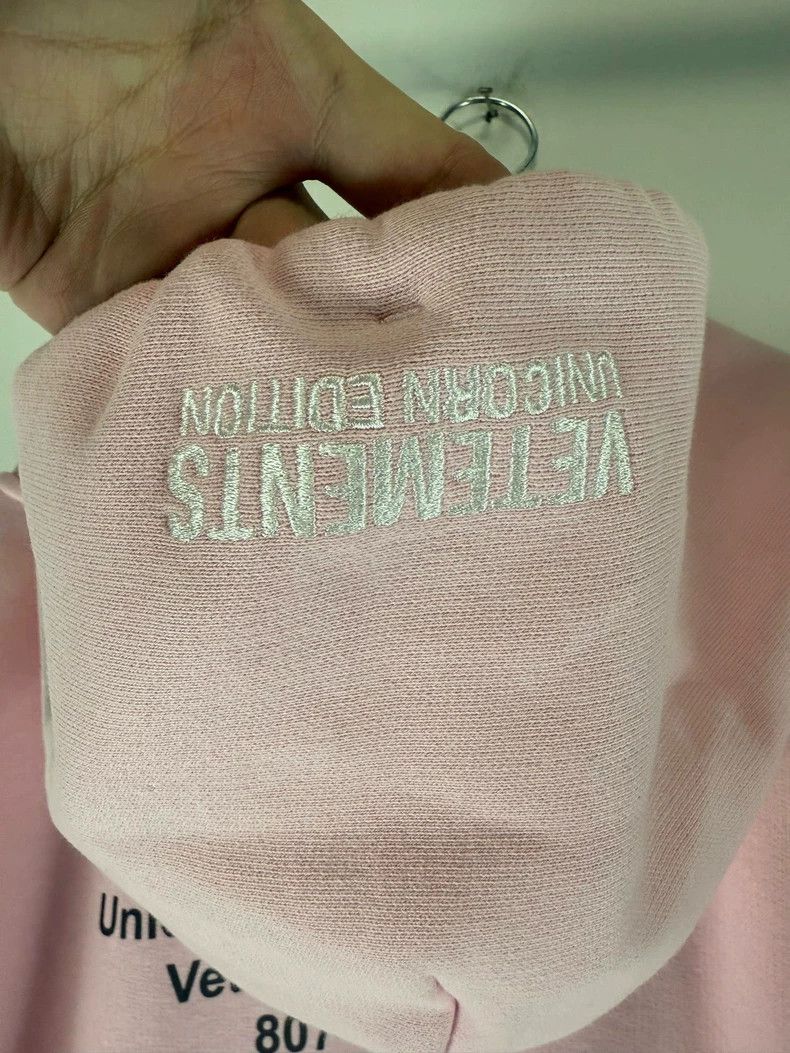 Vetements Vetements Unicorn pink hoodie Size US XS / EU 42 / 0 - 4 Thumbnail