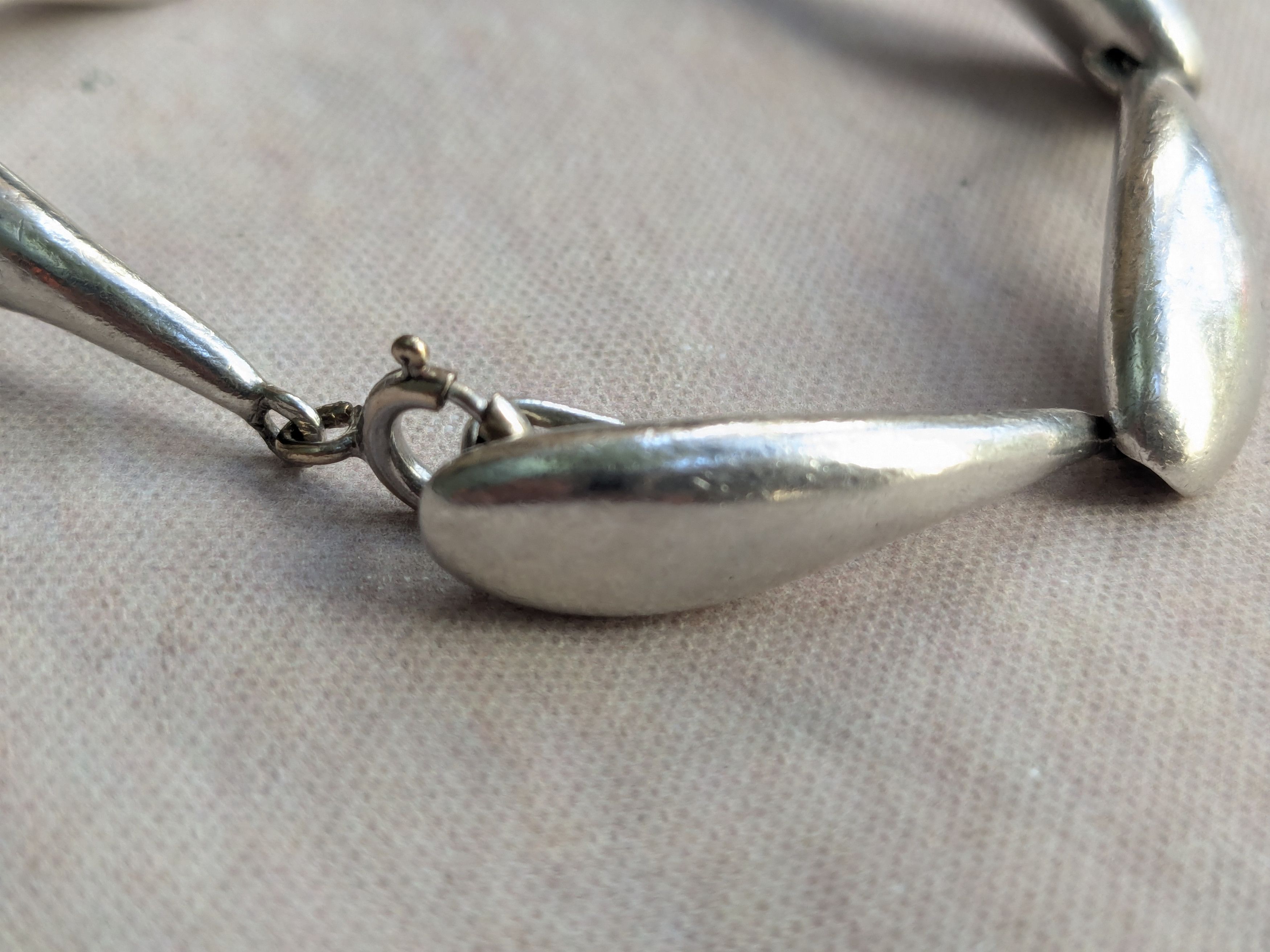 Jewelry Vintage Sterling Silver Bracelet E.Schiff Whale Modern Avant Size ONE SIZE - 6 Thumbnail