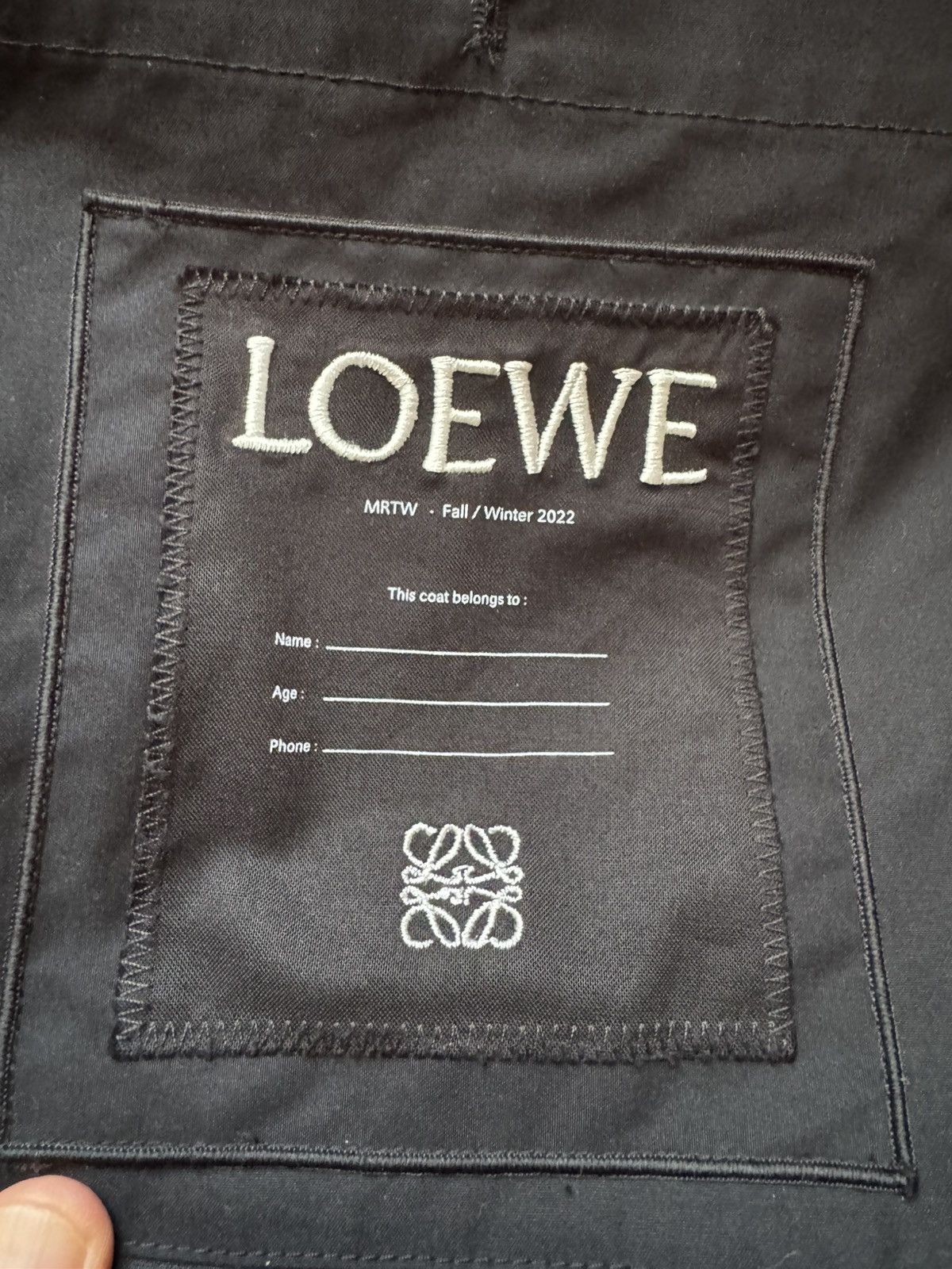 Loewe LOEWE coat parka STUDY SIZES IN PHOTOS BY TAPE MEASURE Size US L / EU 52-54 / 3 - 11 Thumbnail