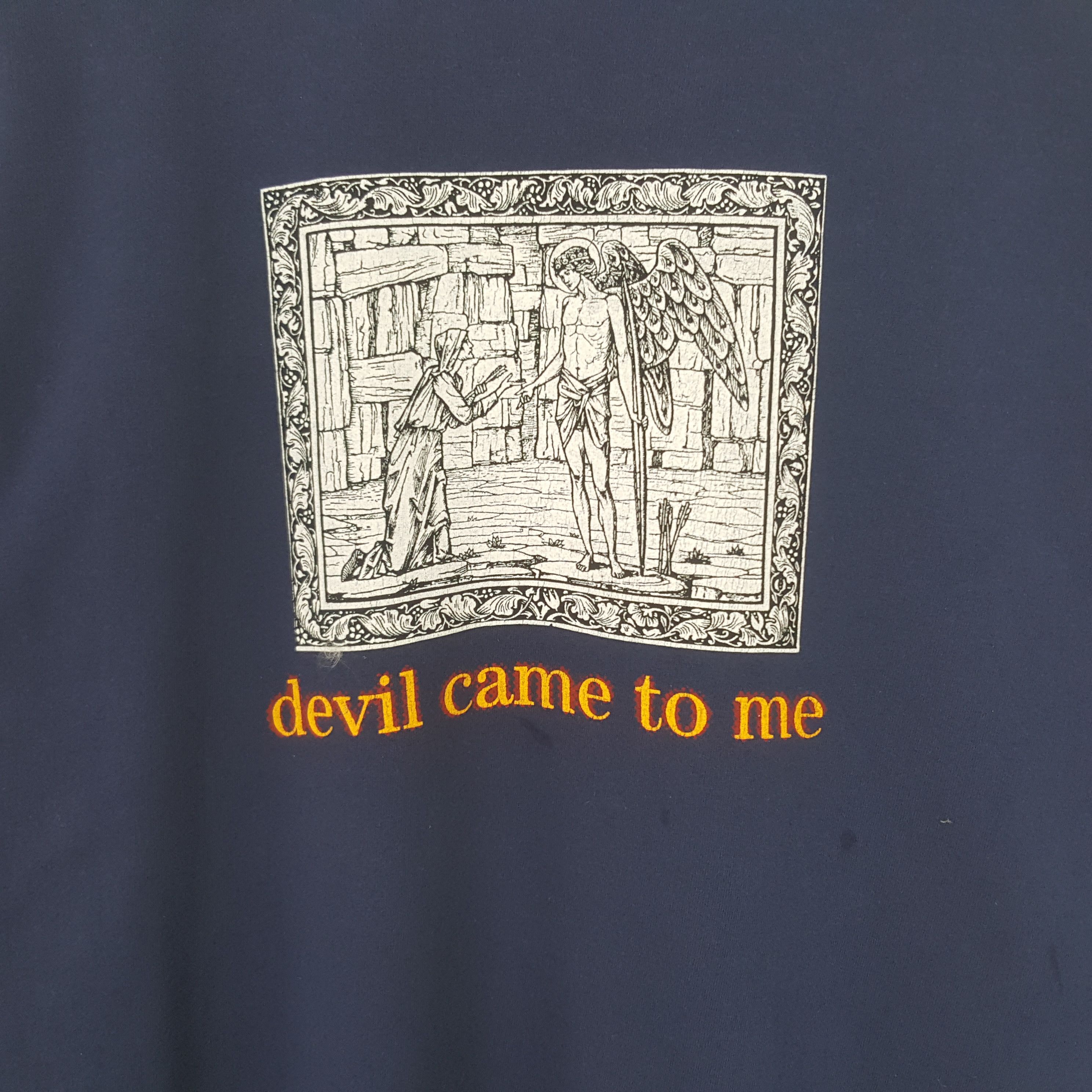 Band Tees Vintage Dover Devil Came To Me Spanish Grunge Band Tshirt 32 Size US XL / EU 56 / 4 - 4 Thumbnail
