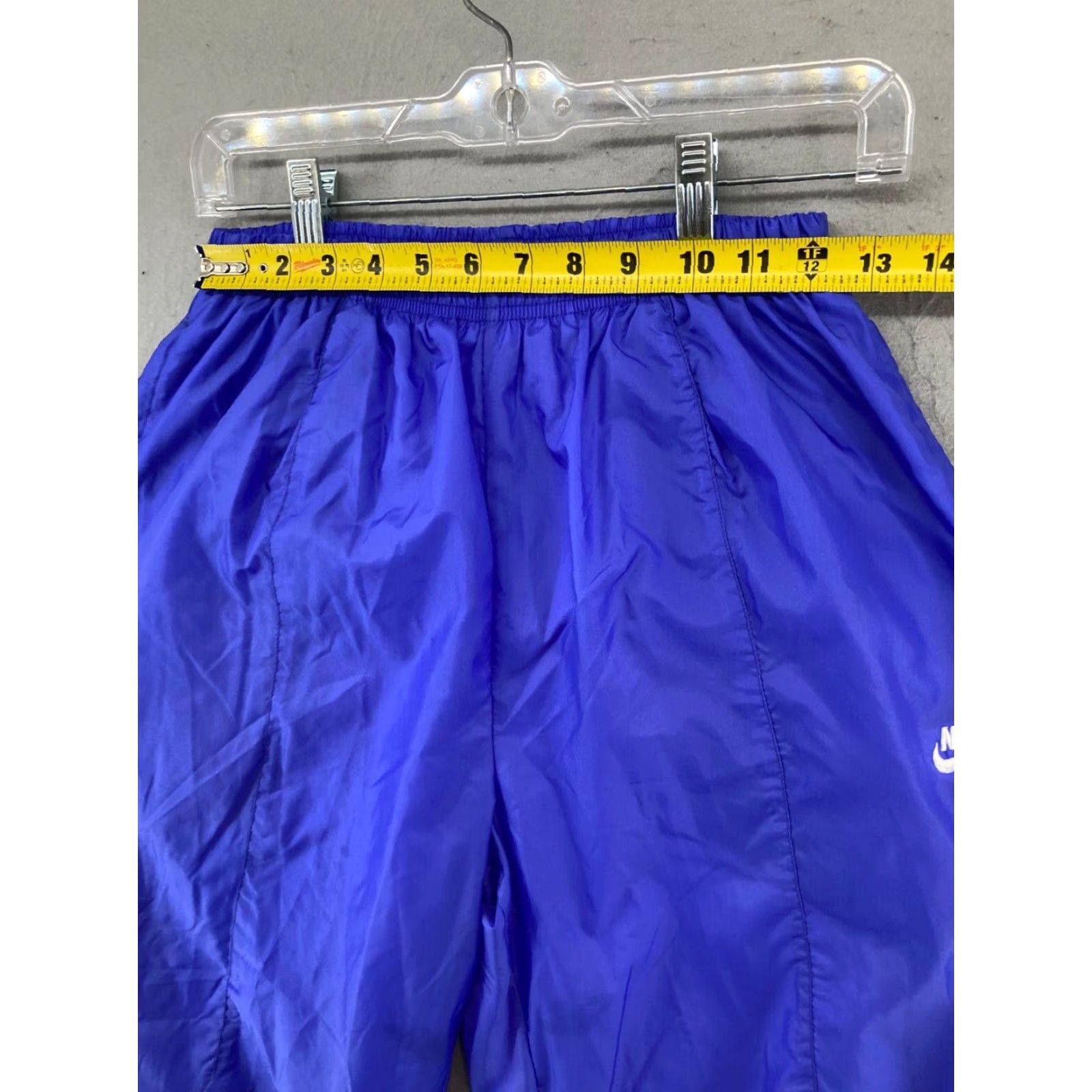 Nike Nike Womens Windbreaker Pants Medium Blue Vintage Tapered Lined Size 32" / US 10 / IT 46 - 2 Thumbnail