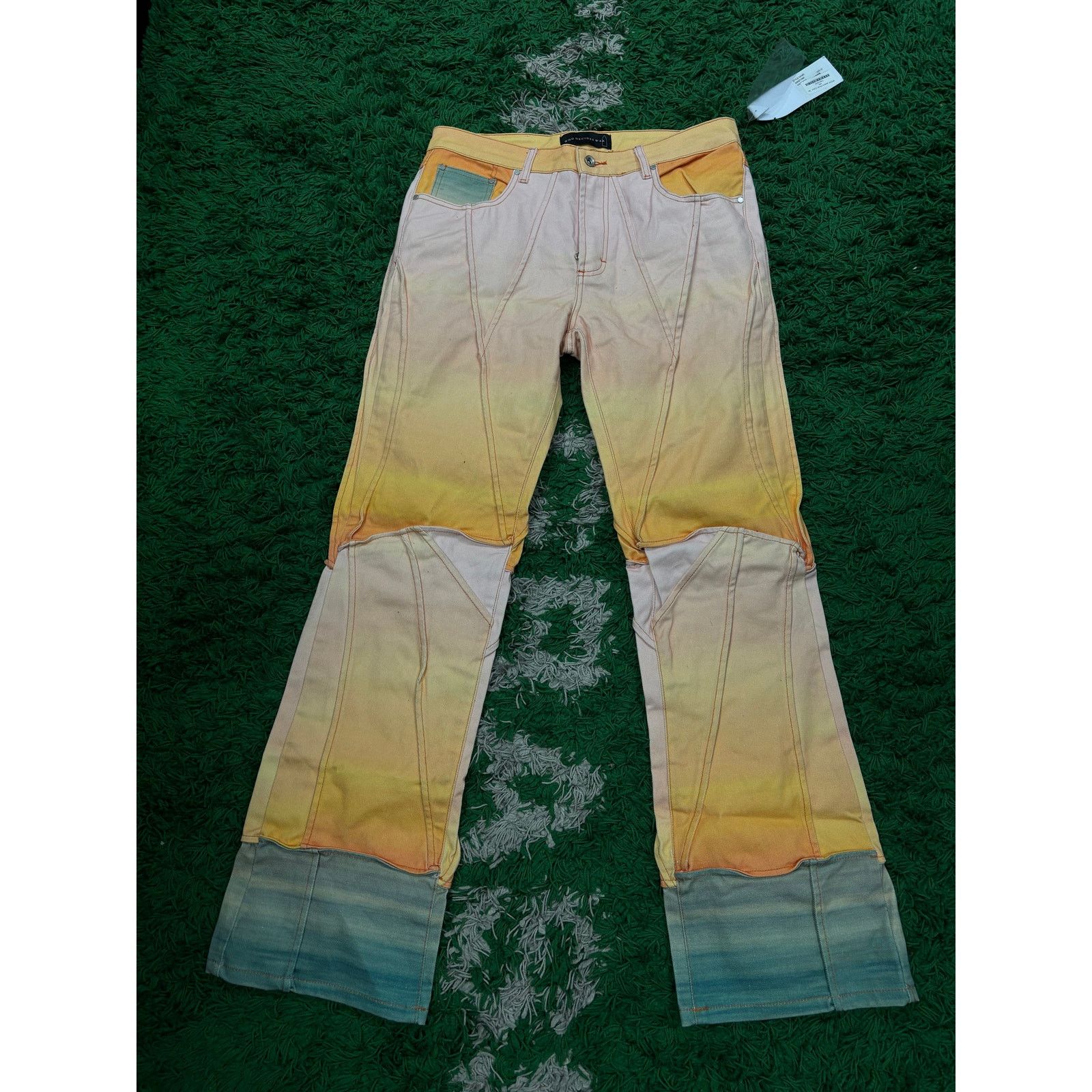Who Decides War WDW Jeans Multi Color Used 34 Size US 34 / EU 50 - 1 Thumbnail