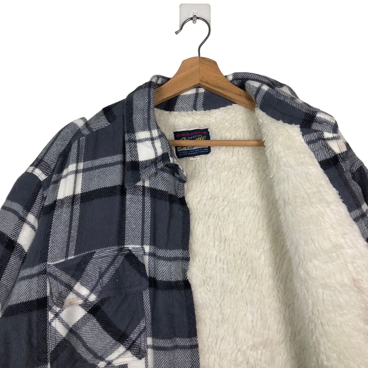 Japanese Brand 🔥90’s Vintage Flannel Mink Fur Jacket Tartan Design Maceye Size US M / EU 48-50 / 2 - 9 Thumbnail