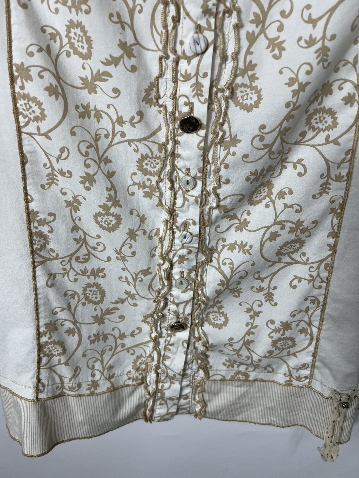 Elisa Cavaletti Vintage luxury Elisa Cavaletti Blouse with ruffled sleeves Size XXL / US 16-18 / IT 52-54 - 3 Thumbnail