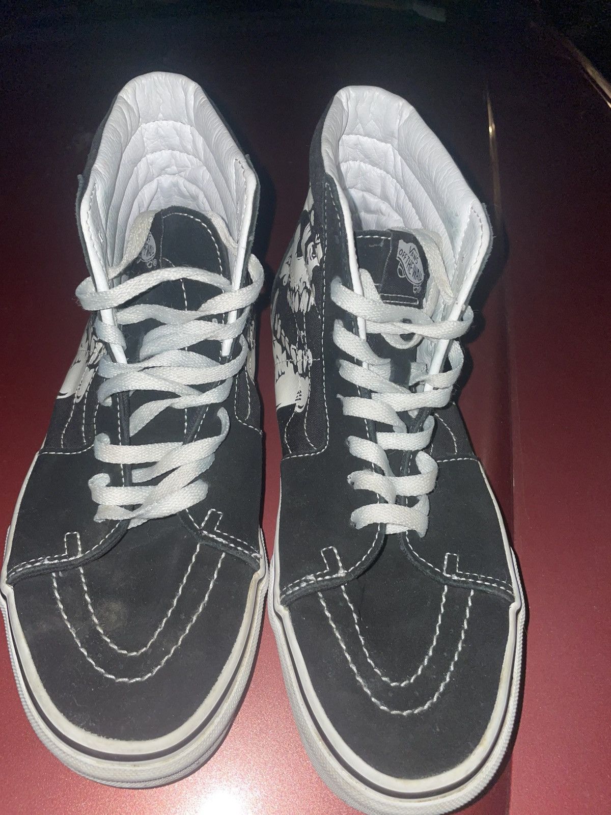 Vans Ski-High Glow in the Dark Skull Vans Size US 8.5 / EU 41-42 - 3 Thumbnail