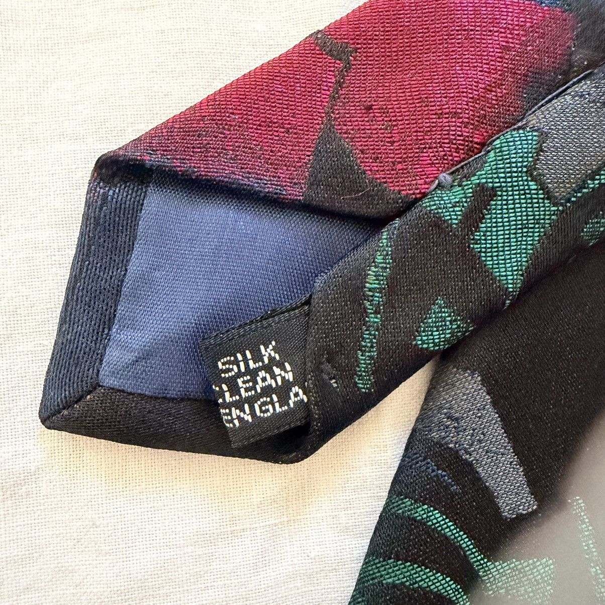 Other Designer Silk Tie Bundle – Mulberry Ziggurat & William Hardy Size ONE SIZE - 9 Thumbnail