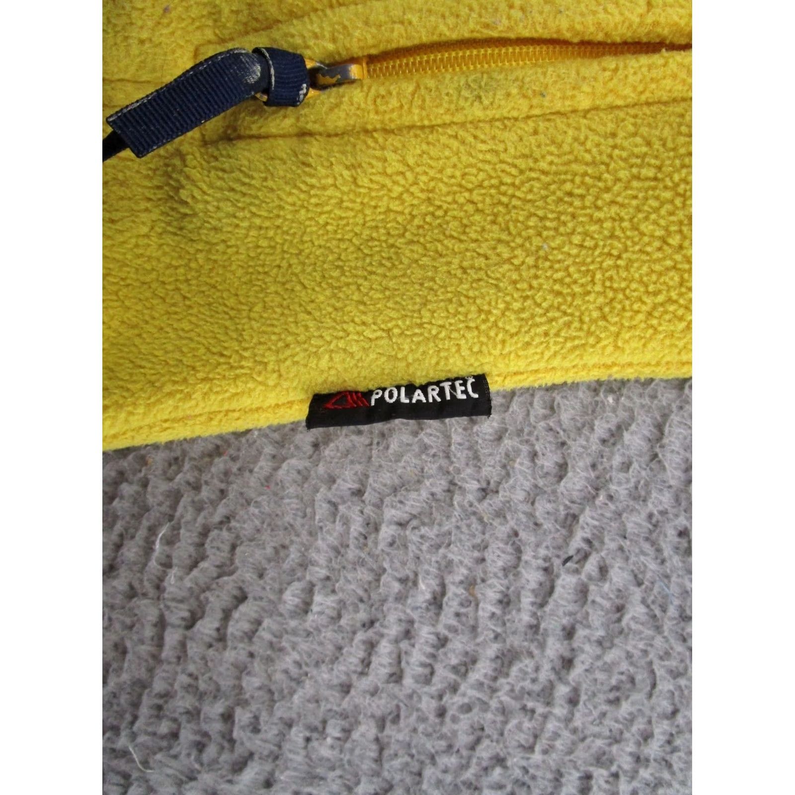 Vintage VINTAGE Woolrich Vest Ladies Yellow Polartec Fleece Zip Short Sleeveless 90s Sz L Womens Size L / US 10 / IT 46 - 3 Thumbnail