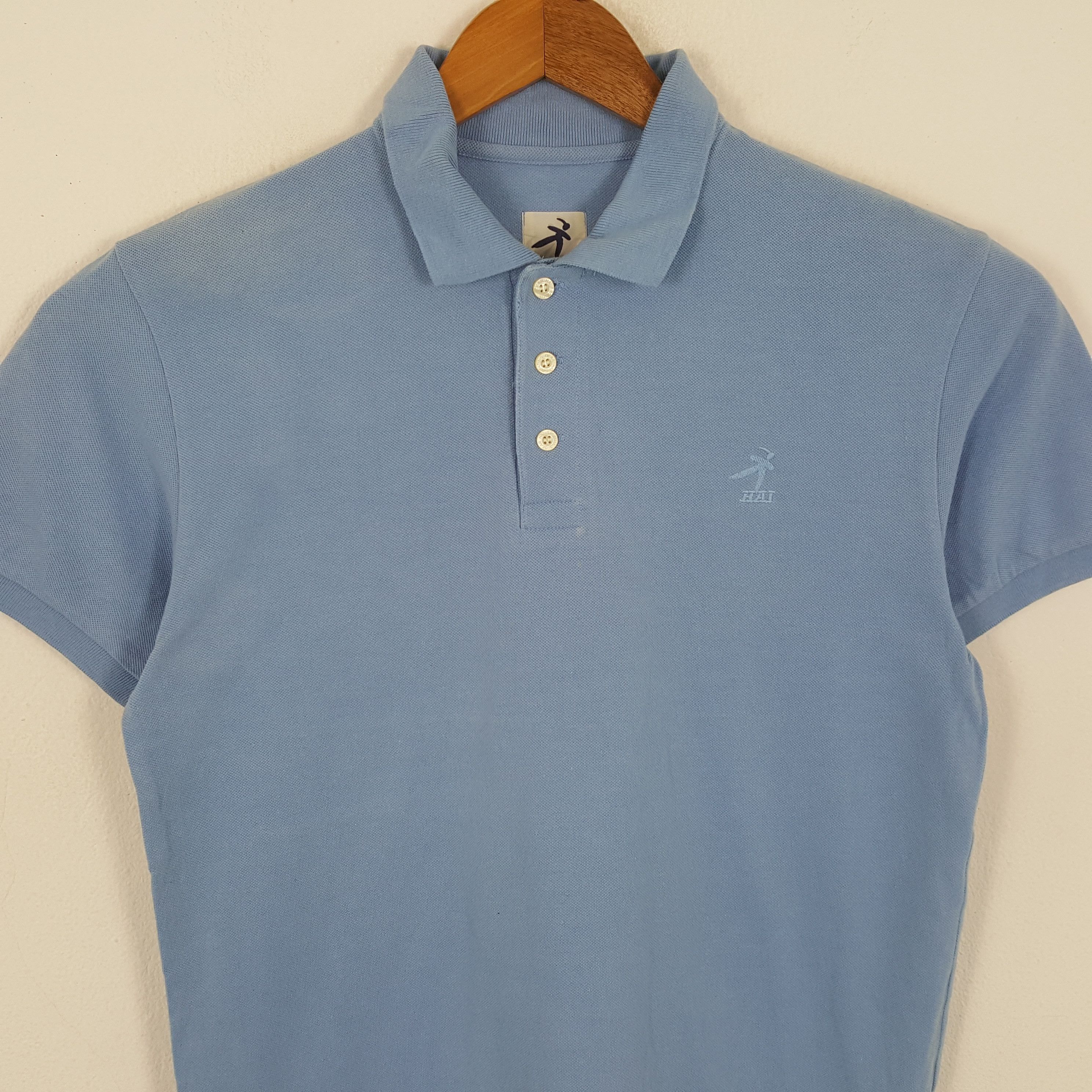 Hai Sporting Gear × Issey Miyake × Vintage Vintage HAI SPORTING GEAR by ISSEY MIYAKE Japan Brand Polos Size US M / EU 48-50 / 2 - 2 Thumbnail