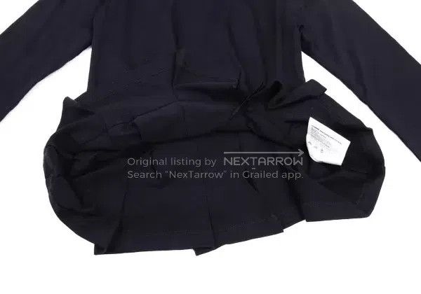 Comme des Garcons Comme des Garcons Navy vintage lace-trimmed top Size S / US 4 / IT 40 - 8 Thumbnail