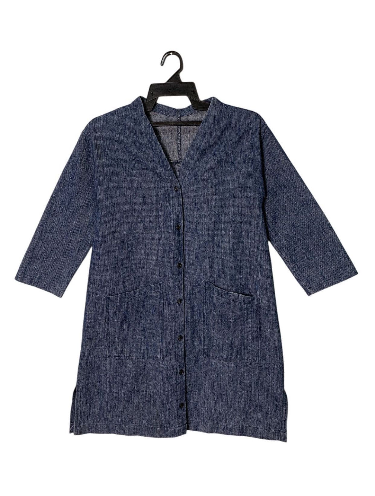 Japanese Brand Rare Design Vintage Soft Denim Button Up Cardigans Size M / US 6-8 / IT 42-44 - 1 Thumbnail