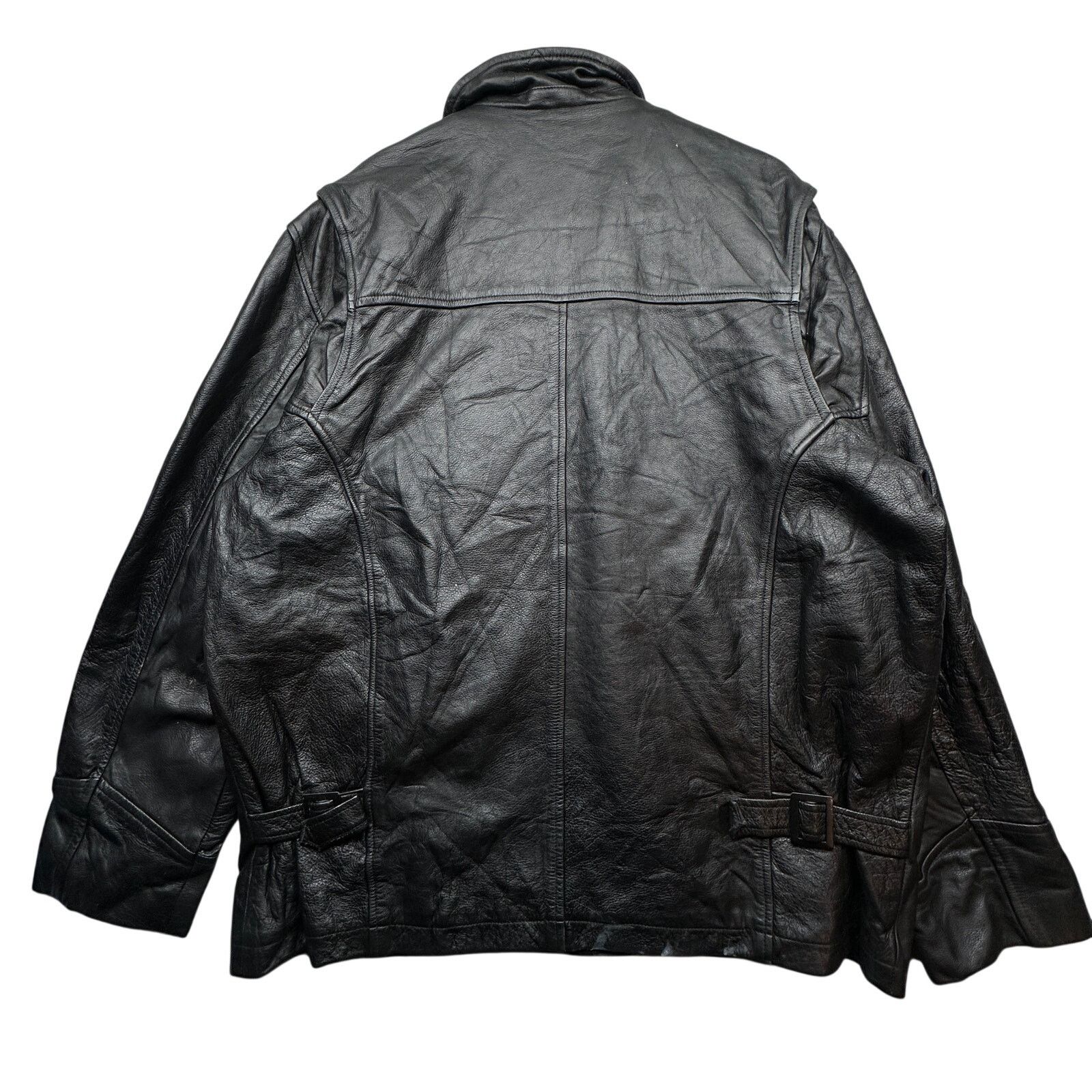 Wilsons Leather Wilsons Leather Jacket Coat Men XL Pockets Black Quilt Lined Size US XL / EU 56 / 4 - 2 Thumbnail
