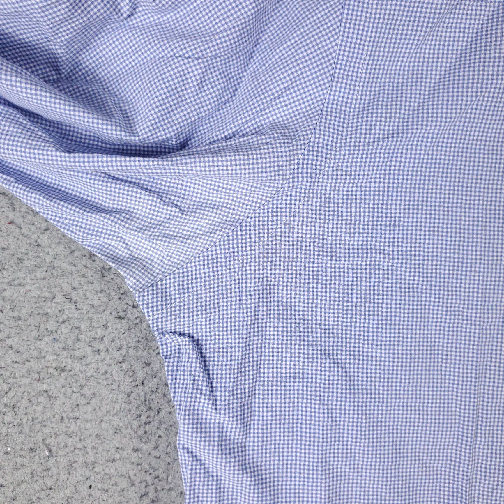Ralph Lauren Ralph Lauren Shirt 15.5 Blue Check Dress Shirt Button Up Long Sleeve Cotton Regular Mens Size 40R - 3 Thumbnail