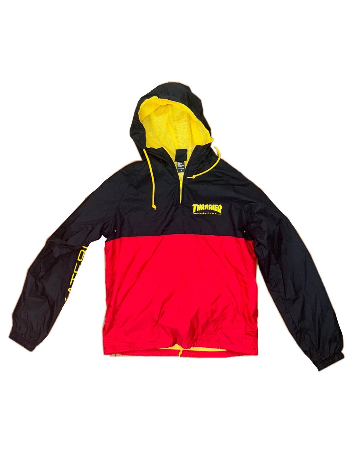 Thrasher × Vintage Thrasher vintage parka windbreaker turtle neck zip up Size US S / EU 44-46 / 1 - 1 Thumbnail
