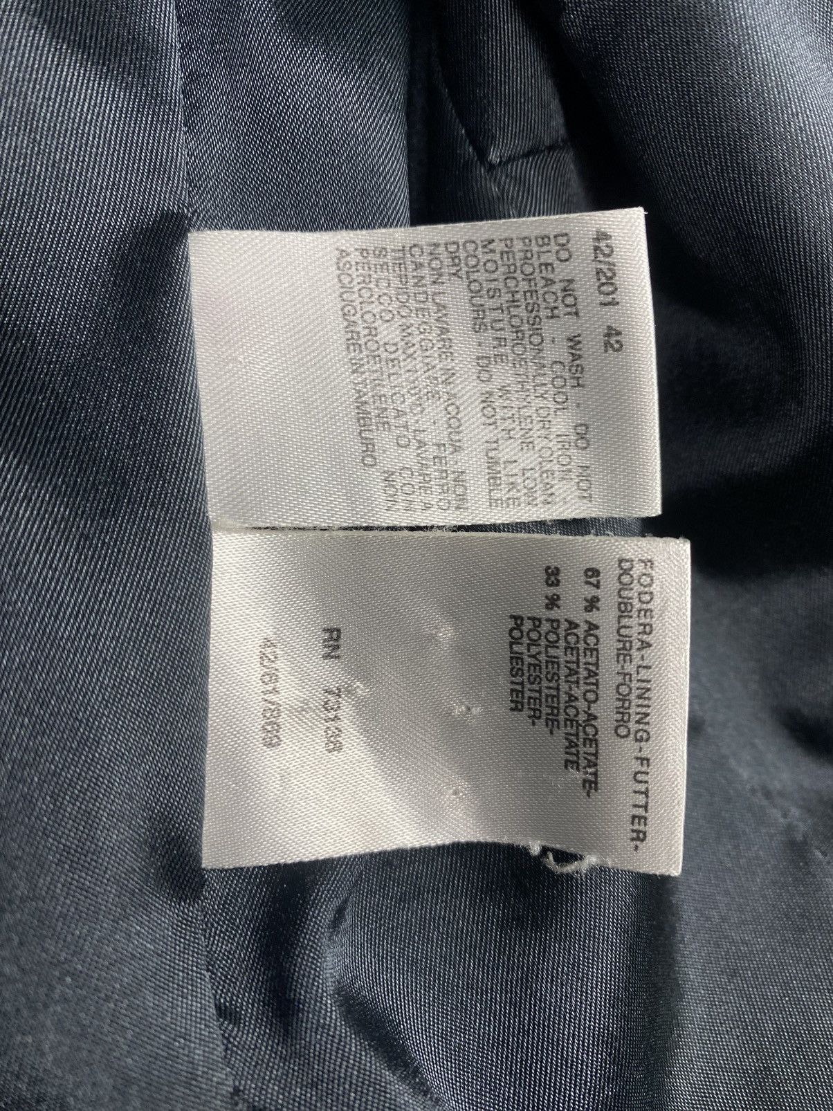 Max Mara Max Mara Black Virgin Wool Blazer Made in Italy Size M / US 6-8 / IT 42-44 - 14 Thumbnail