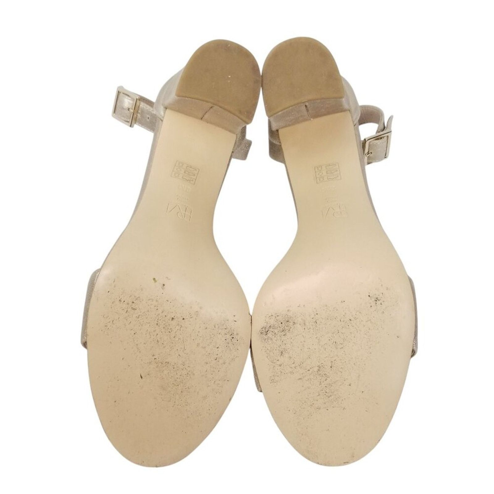 Pelle Moda Pelle Moda High Heel Sandals Gold Sz 8 Size US 8 / IT 38 - 6 Thumbnail