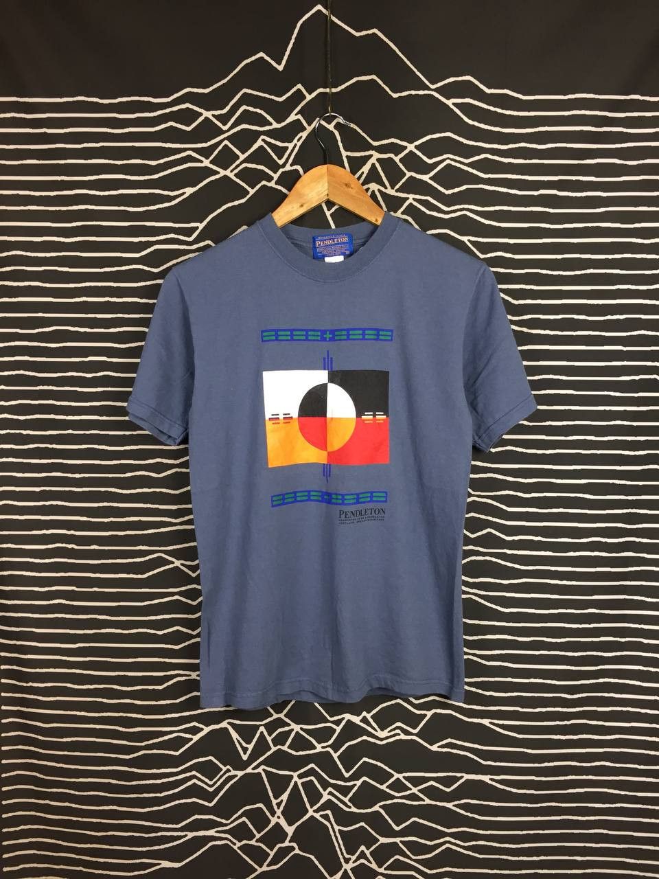 Pendleton Vtg Pendleton Woolen Mills Big Logo Made In Japan Tee Size US S / EU 44-46 / 1 - 2 Thumbnail