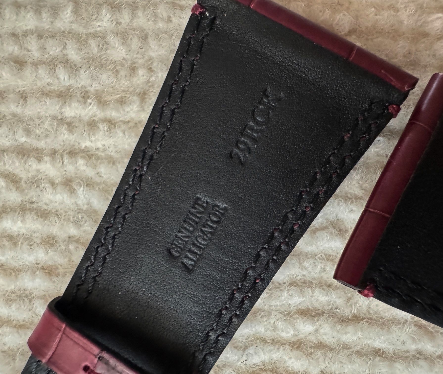 Gucci Gucci Genuine Alligator Leather Watch Strap Size ONE SIZE - 8 Thumbnail