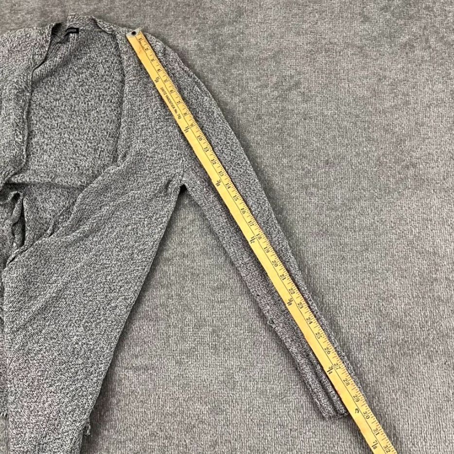 Eileen Fisher EILEEN FISHER Sweater Womens XL Gray Open Front Knit Tencel Lyocell Long Sleeve Size XL / US 12-14 / IT 48-50 - 6 Thumbnail