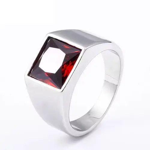 Other Fashion Inlaid Red Stone Jewelry Size ONE SIZE - 2 Thumbnail