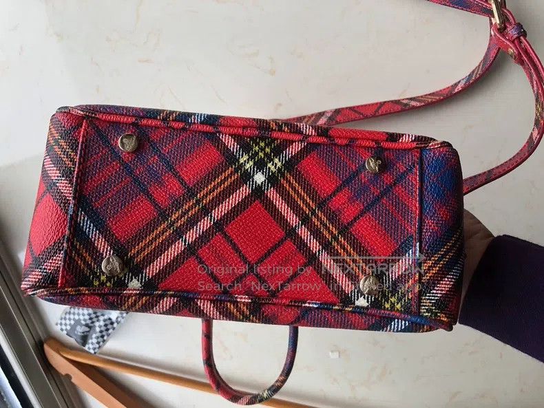 Vivienne Westwood Vivienne Westwood size os Classic Scottish red plaid leathe Size ONE SIZE - 6 Thumbnail