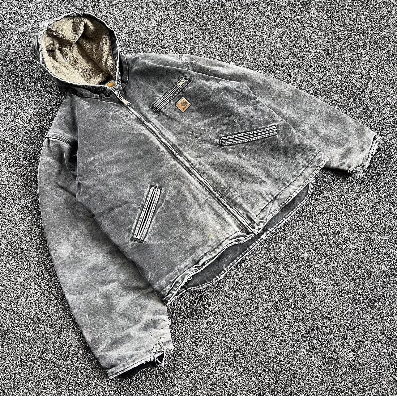 Carhartt Carhartt J141 BLK Hooded Detroit Jacket Size US L / EU 52-54 / 3 - 5 Thumbnail