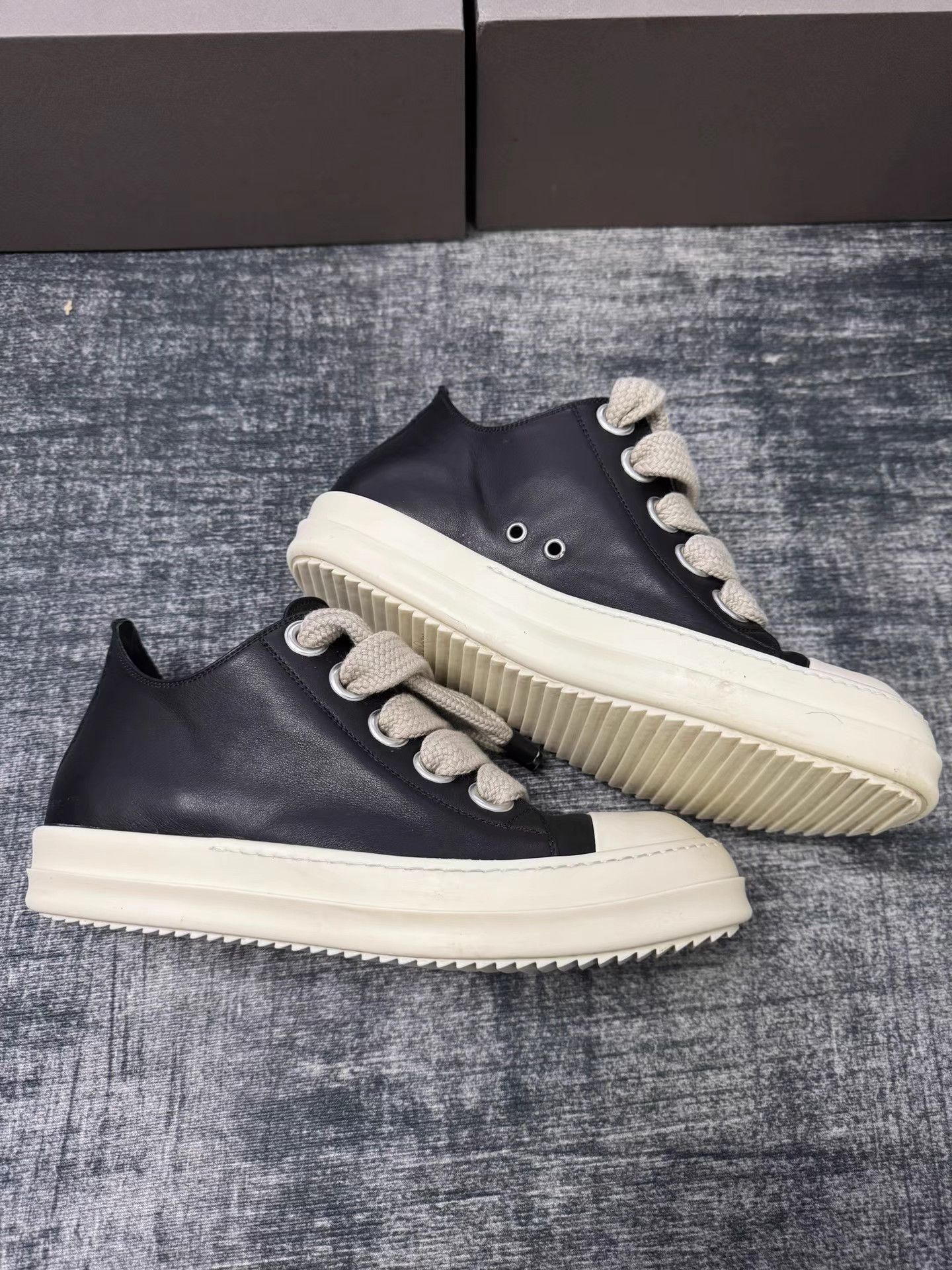 Rick Owens Rick Owens Mainline Thick Laces Low Top "Big Converse" Size US 9 / EU 42 - 3 Thumbnail