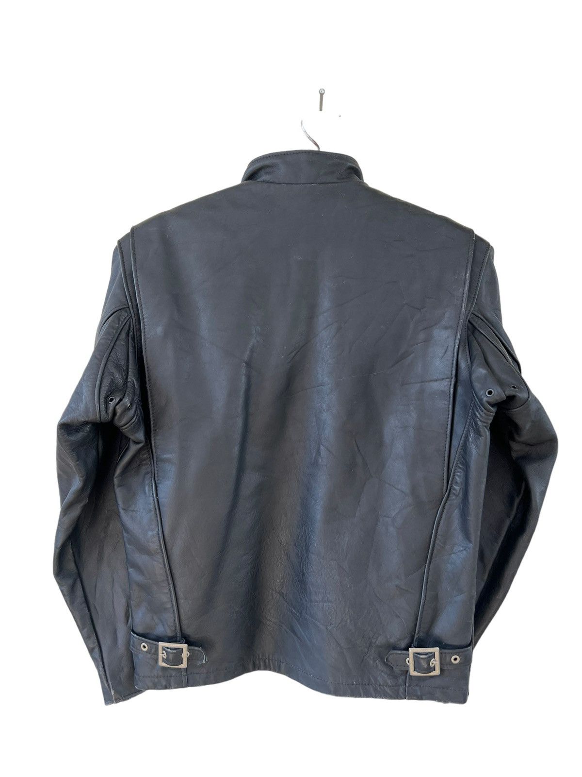 Schott Vintage Schott N.Y.C. Lined Black Leather Cafe Racer Jacket Size US M / EU 48-50 / 2 - 19 Thumbnail