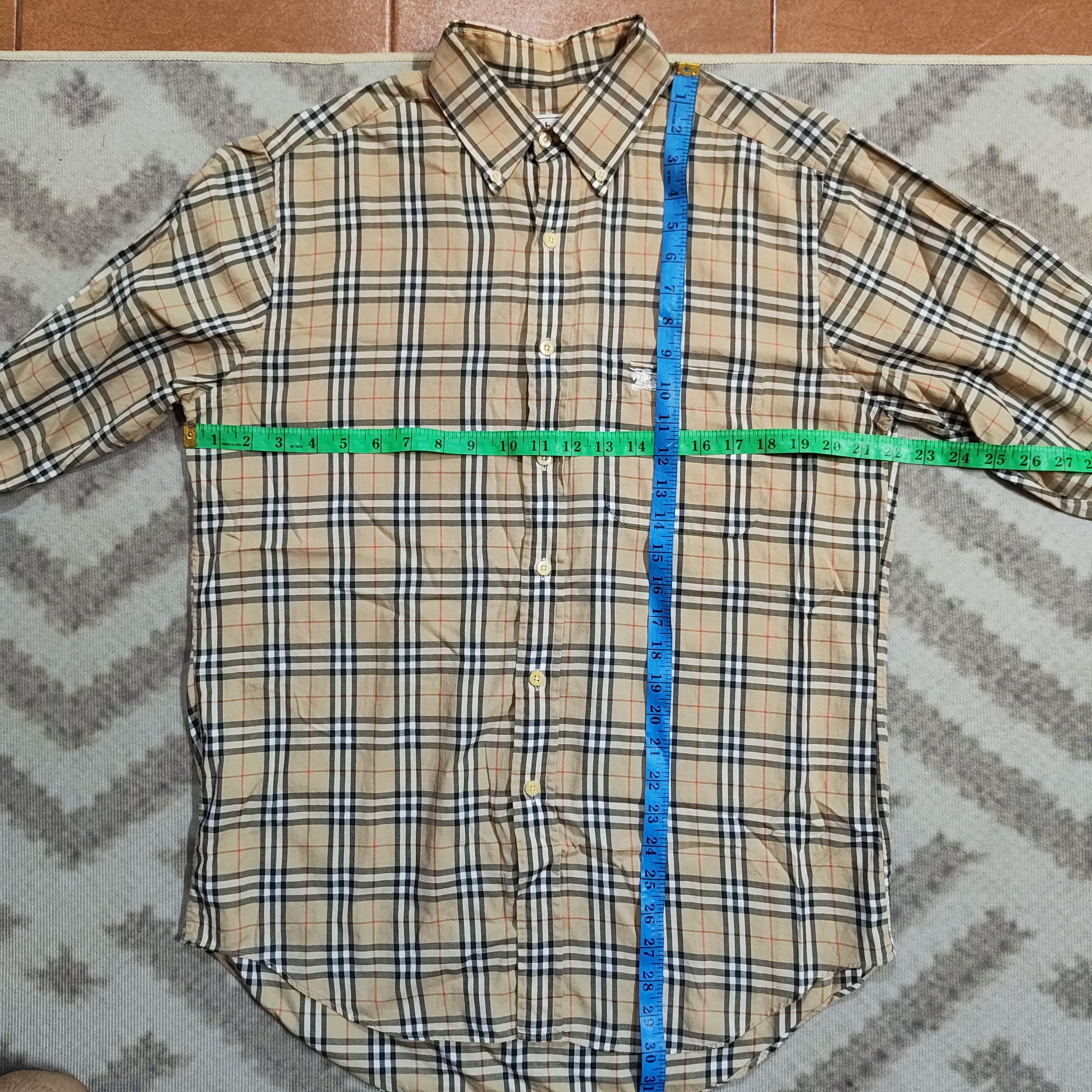Burberry Vintage 90s BURBERRYS Nova Check Shirt Size US M / EU 48-50 / 2 - 7 Thumbnail