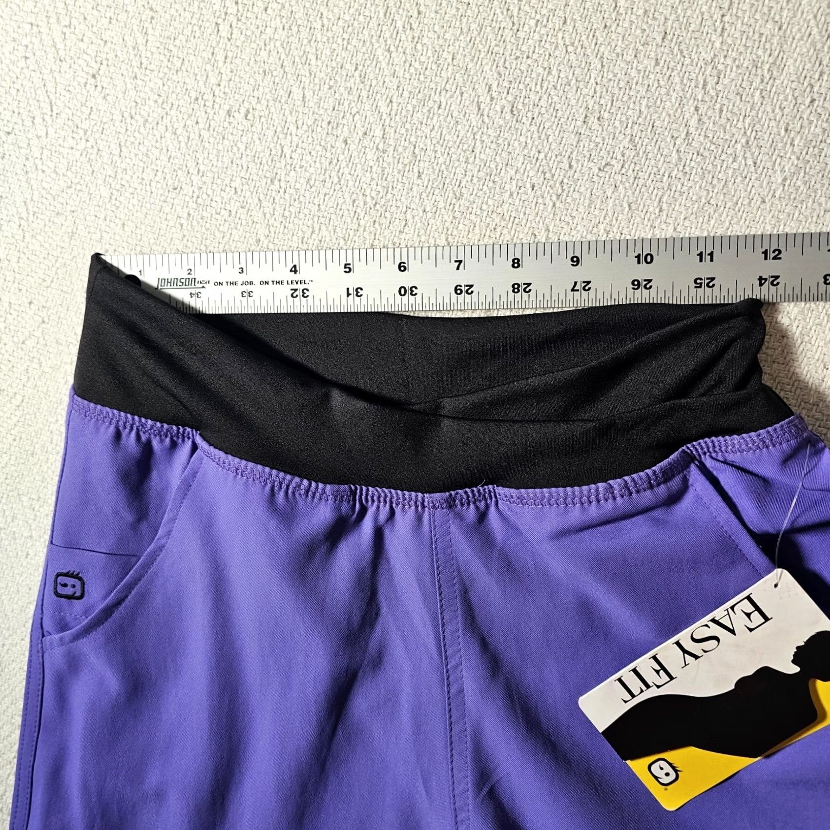 Vintage WonderWink Uniform Scrub Pants 5225 XS Women Purple Easy Fit No-Roll Knit Waist Knit Waistband Scrub Pants Women XS Purple Size 26" / US 2 / IT 38 - 4 Thumbnail