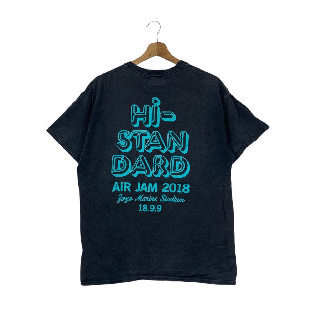 Japanese Brand HI-STANDARD Japanese Band Air Jam 2018 Short Sleeve Shirt Size US L / EU 52-54 / 3 - 3 Thumbnail