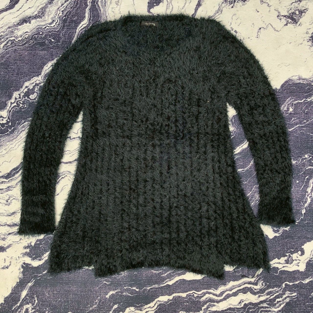 Y's Y’s for Living by Yohji Yamamoto Fuzzy Knit Sweater Size S / US 4 / IT 40 - 1 Thumbnail