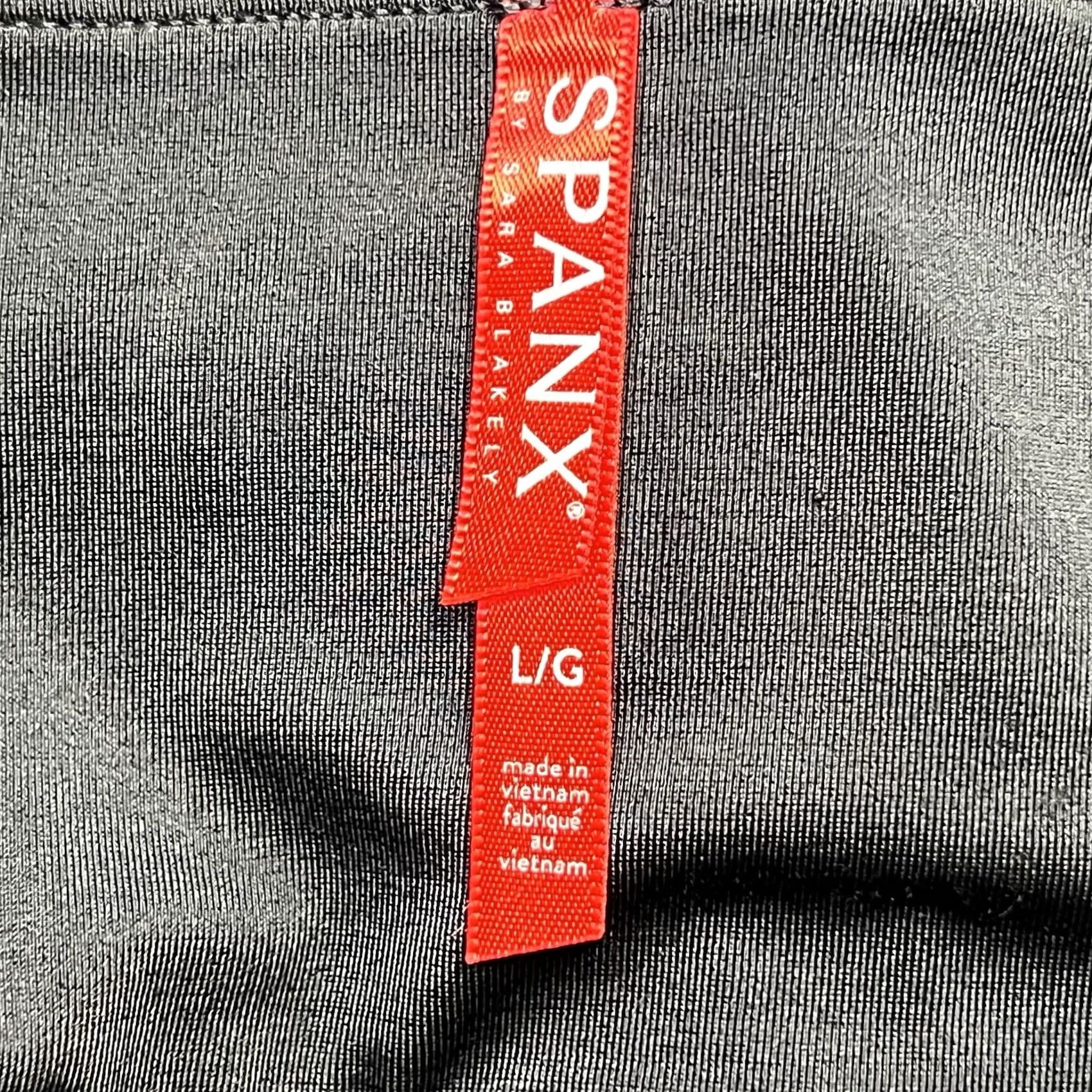 Spanx SPANX Faux Leather Leggings Women's Black Shiny Shaping Pants Large L Size 36" / US 14 / IT 50 - 8 Thumbnail