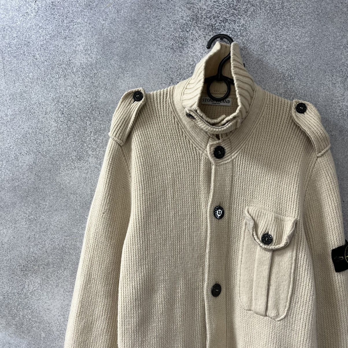 Stone Island Stone Island Cardigan Knit Wool Sweater Jacket Size XL Size US XL / EU 56 / 4 - 3 Thumbnail