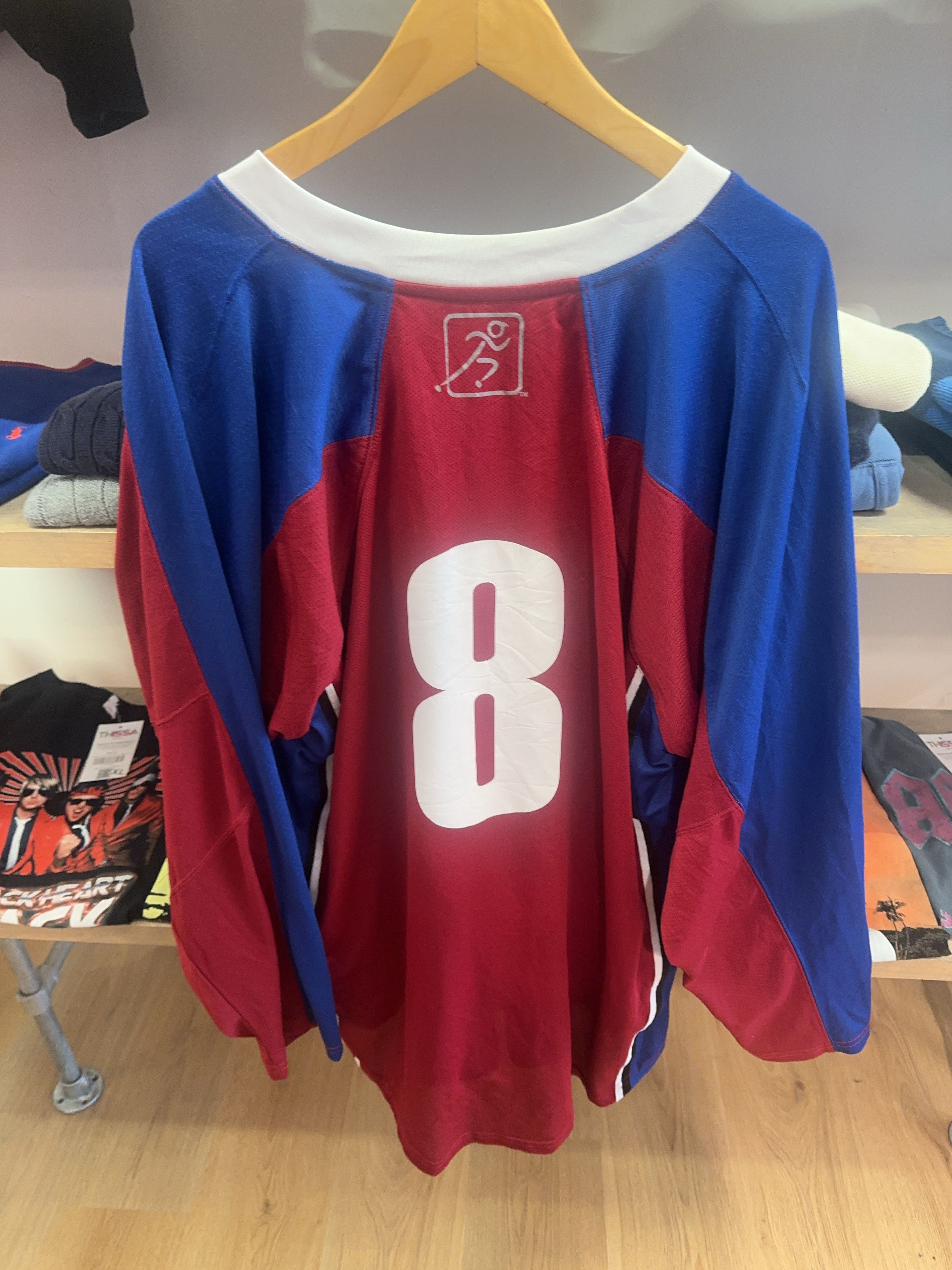 1XL - Kamazu Hockey Red Blue Hockey Jersey, Men's — image 2 of 3
