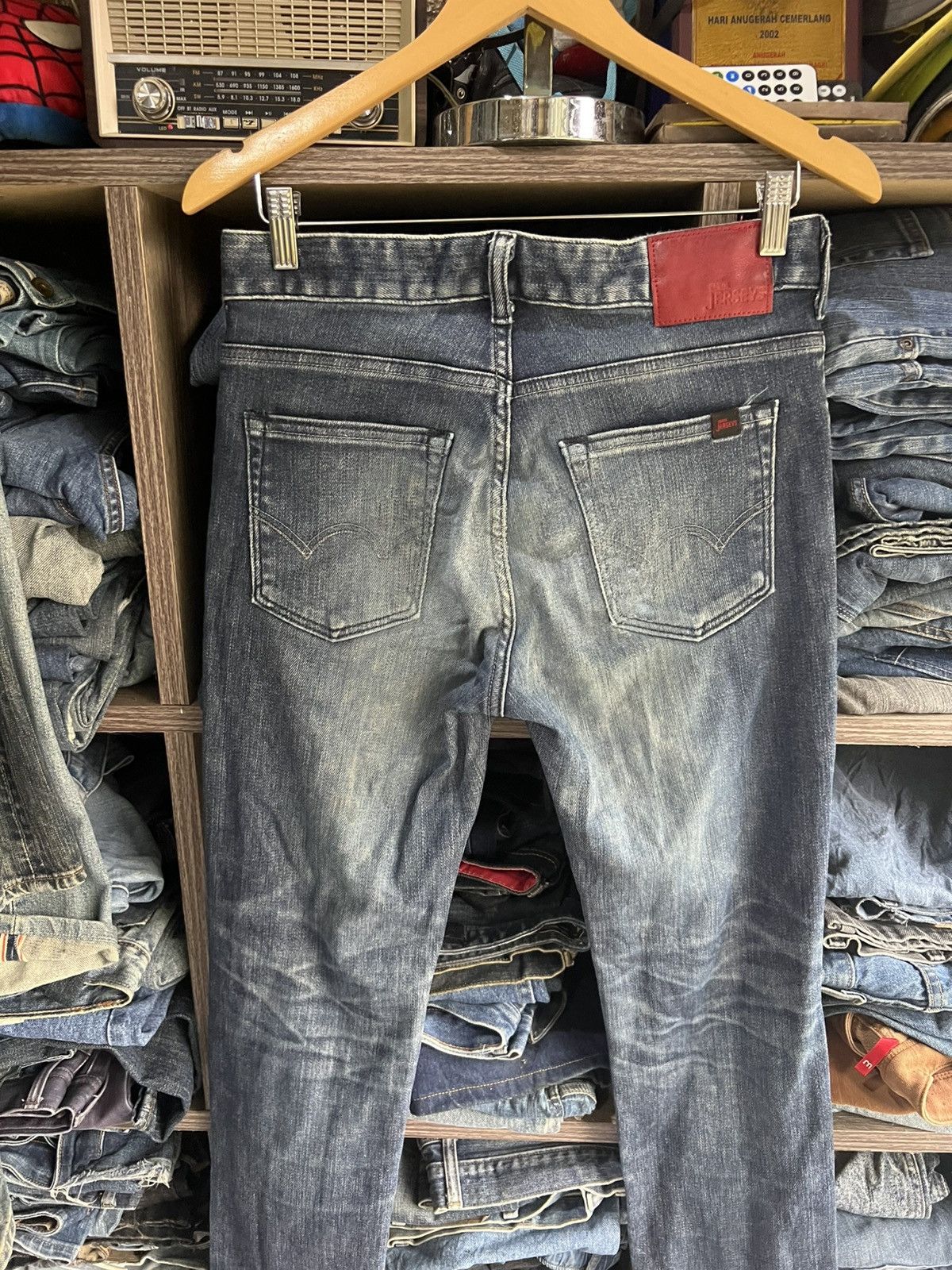 Edwin 🔥Vintage Edwin Jerseys Stretchable Flared Denim Size US 31 - 13 Thumbnail