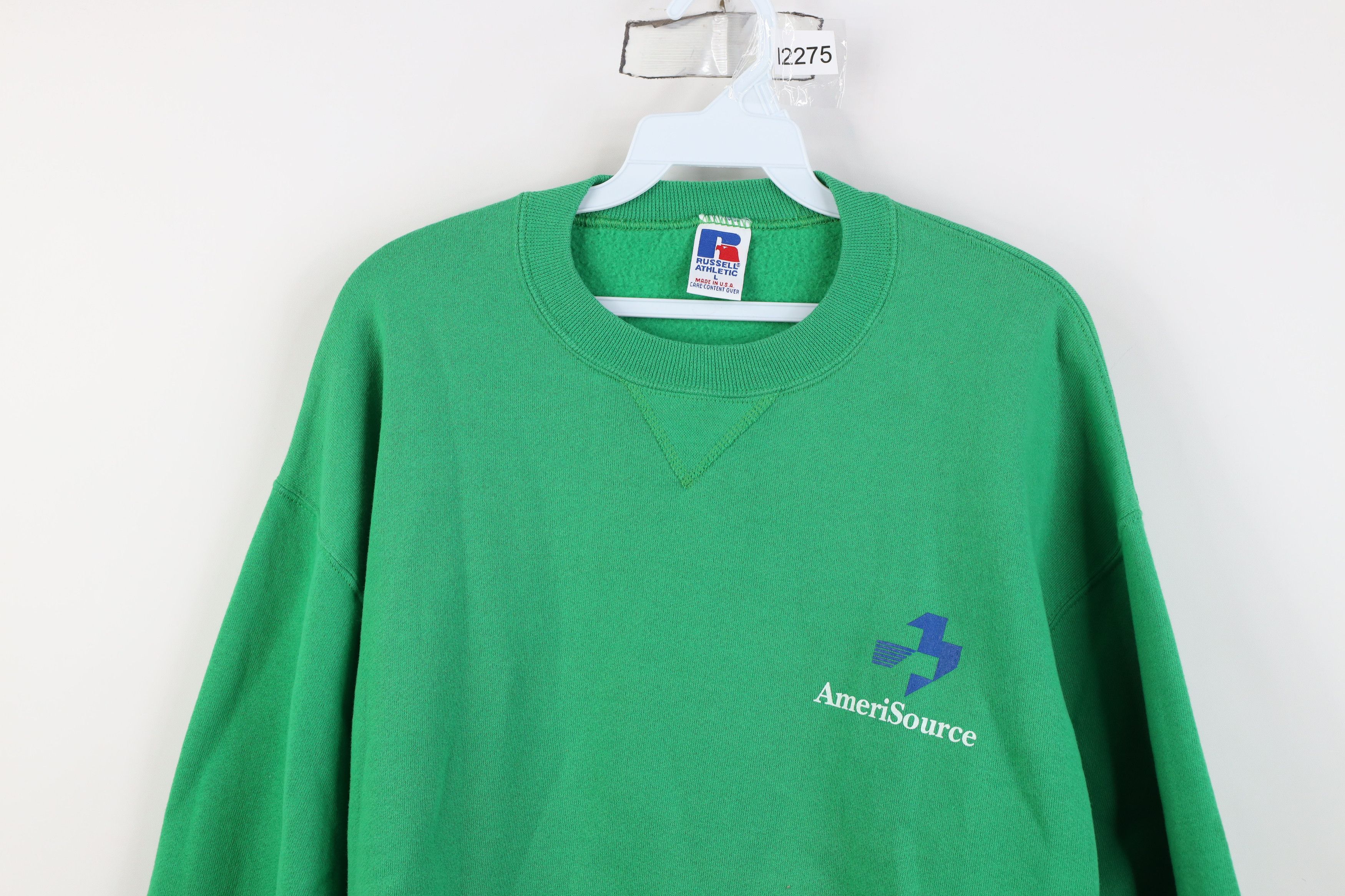 Russell Athletic Vintage 90s Russell Athletic Amerisource Sweatshirt USA Size US L / EU 52-54 / 3 - 2 Thumbnail