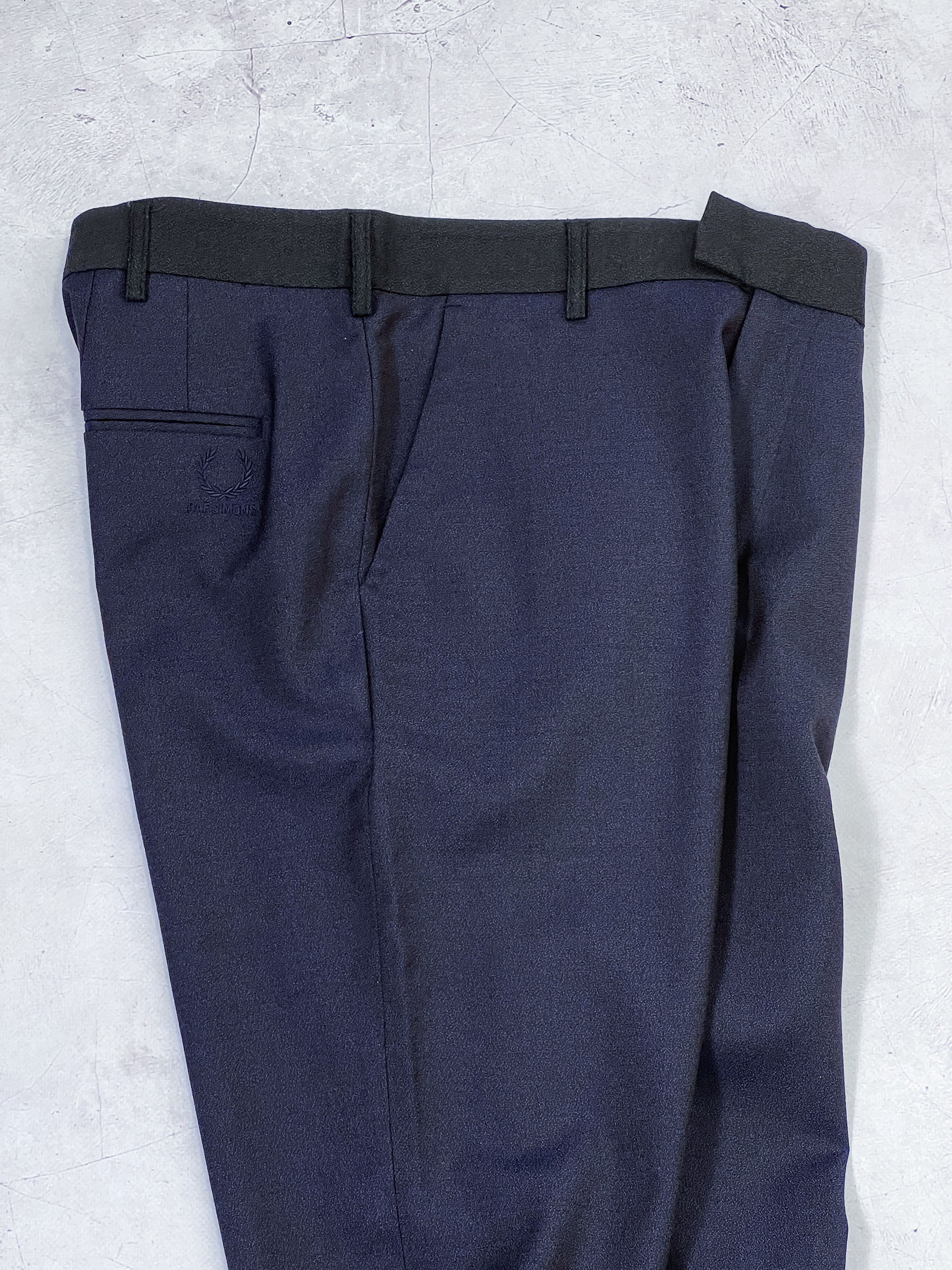 Fred Perry × Raf Simons Raf Simons x Fred Perry Chino Pants Wool Trousers Size US 30 / EU 46 - 2 Thumbnail