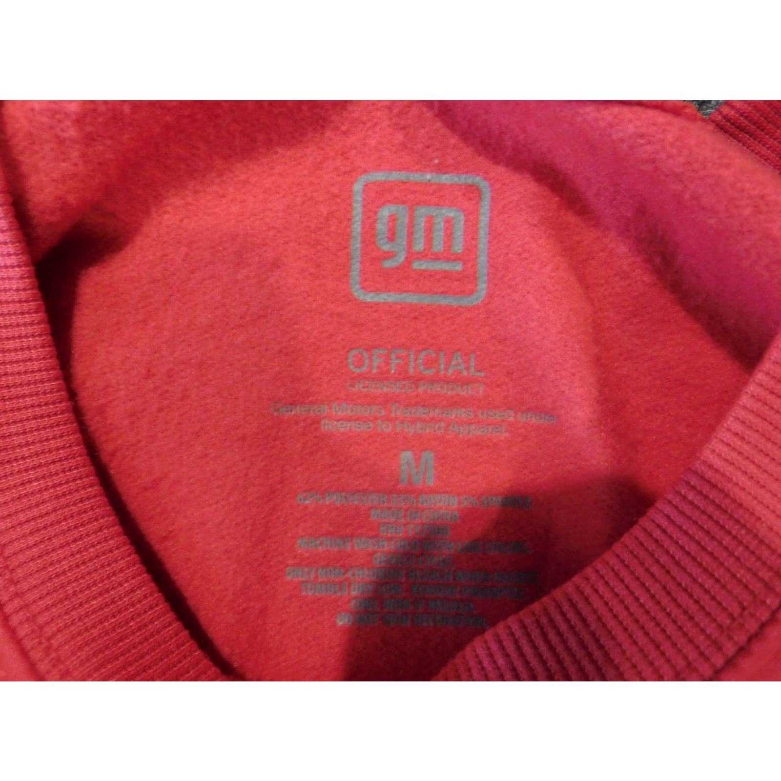 Vintage GM General Motors Womens Sweater Medium Red Chevrolet Camaro Crewneck Pullover Size M / US 6-8 / IT 42-44 - 4 Thumbnail