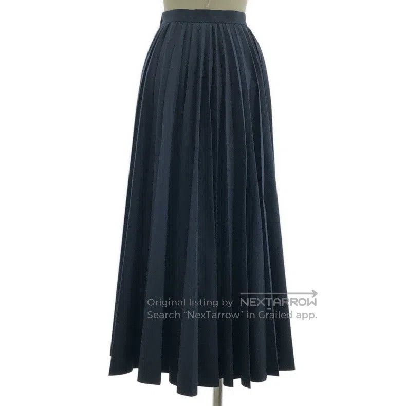 Comme des Garcons Comme Des Garcons size M Navy Blue Retro Pleated Skirt Size 24" / US 00 / IT 34 - 2 Thumbnail