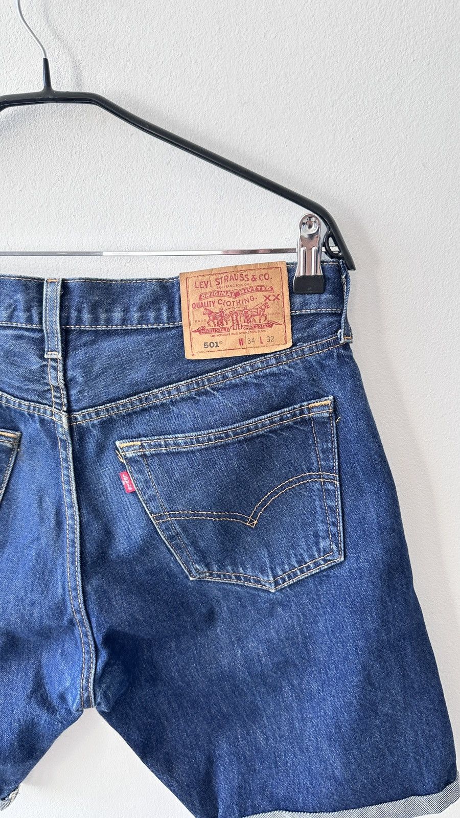 Levi's Levi’s 501 Denim Shorts W34 Made in Australia Blue Jeans Size US 34 / EU 50 - 8 Thumbnail