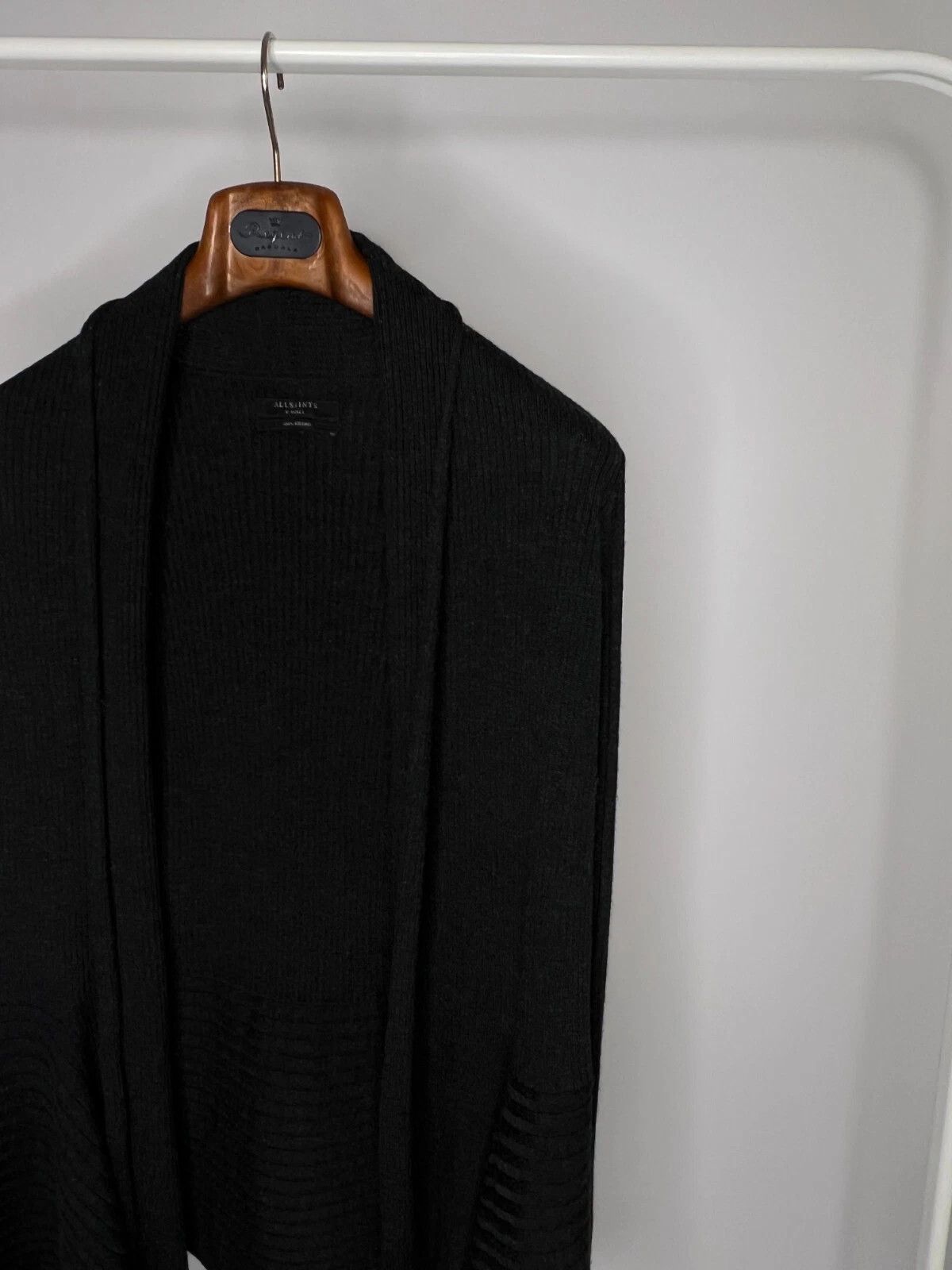 Allsaints Allsaints Keld Open Knit Cardigan Turtleneck Wool Women's Size XS / US 0-2 / IT 36-38 - 3 Thumbnail