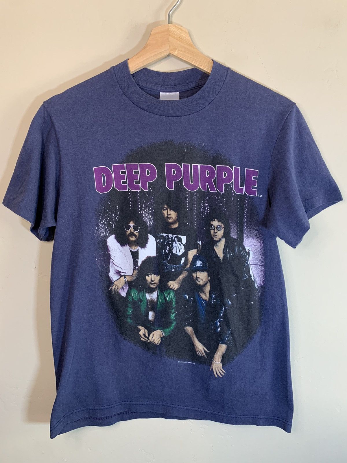 Band Tees × Vintage RARE Vintage 1987 Deep Purple House Of Blue Light Tour Shirt Size US M / EU 48-50 / 2 - 1 Thumbnail