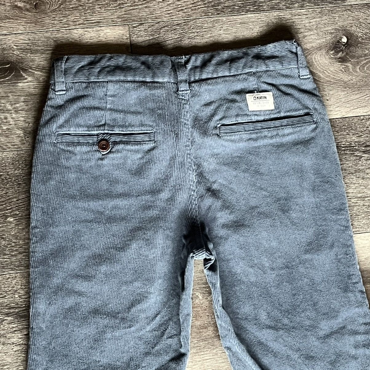 Katin Katin USA Blue Washed Corey Coin Pocket Corduroy Pants 28x30 Size US 28 / EU 44 - 3 Thumbnail