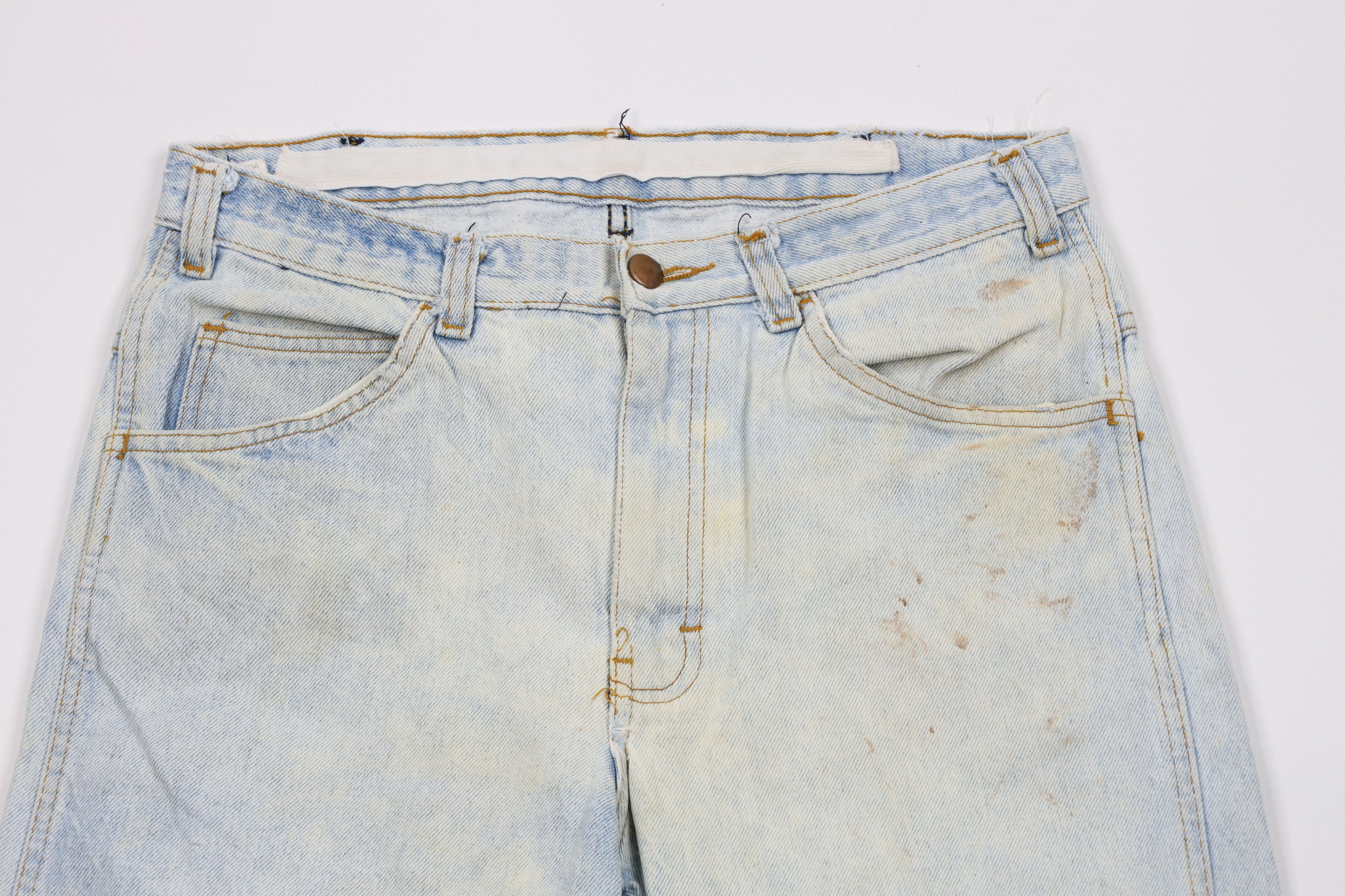 Vintage Vintage 70s Streetwear Wide Leg Flared Denim Jeans Blue USA Size US 32 / EU 48 - 2 Thumbnail