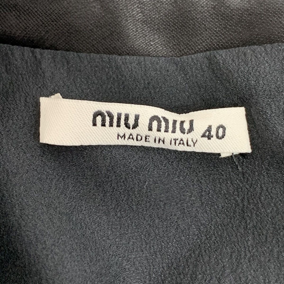 Miu Miu Miu Miu black bow sequin single-breasted long-sleeve dress Size M / US 6-8 / IT 42-44 - 6 Thumbnail