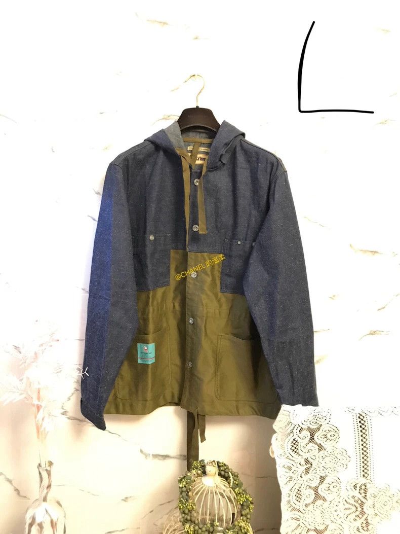 Nigel Cabourn Nigel Cabourn Hooded Work Jacket - dmc Size US L / EU 52-54 / 3 - 1 Thumbnail