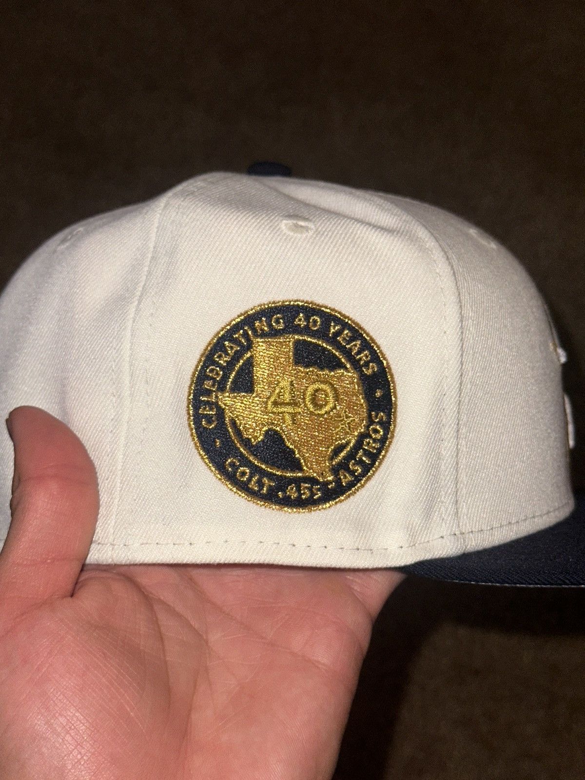 New Era HAT CLUB Houston Astros 40th Anniv. Side Patch Size 7 1/4 Size ONE SIZE - 3 Thumbnail